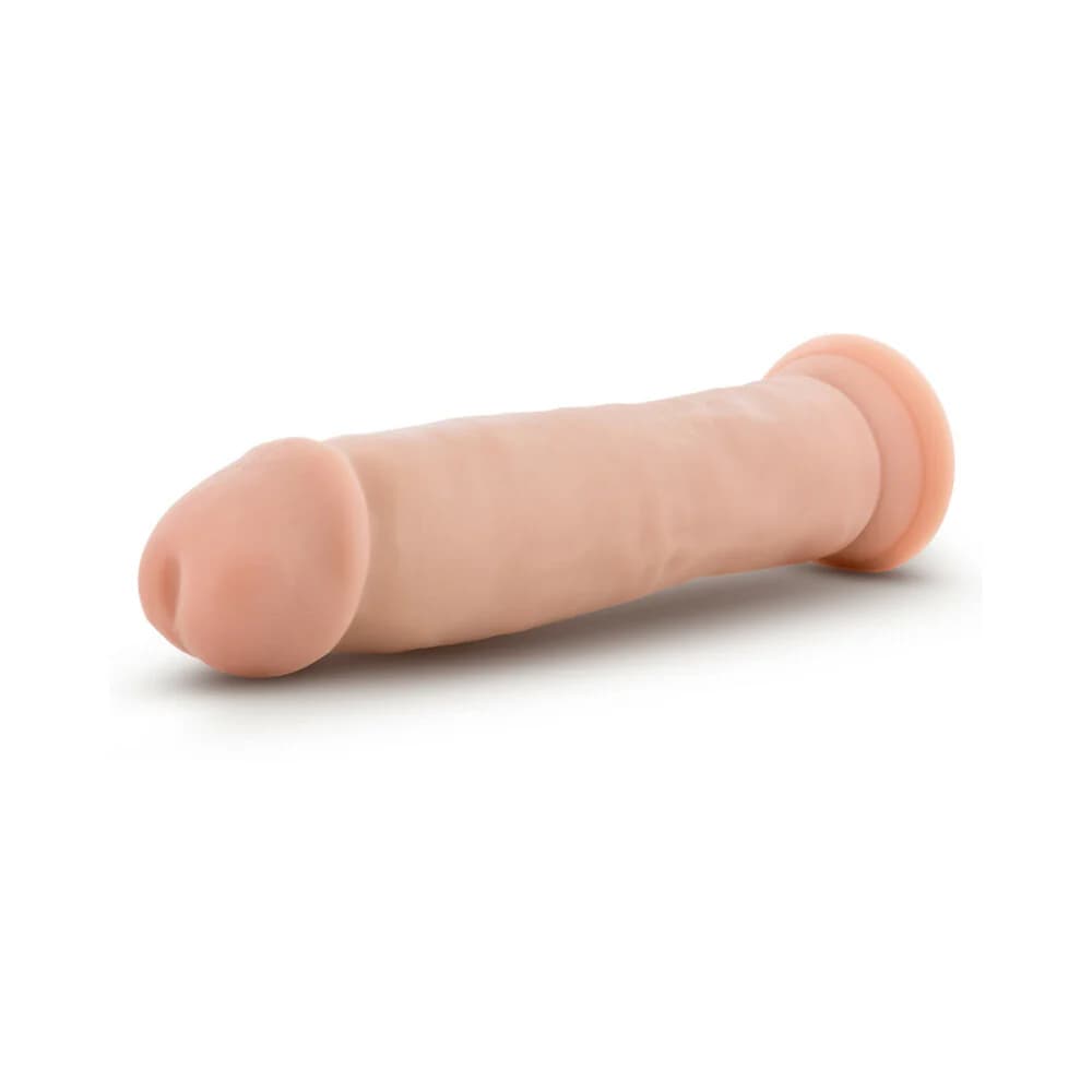 Au Naturel 9.5 in. Magnum Dong Posable Dual Density Dildo Beige thumbnail