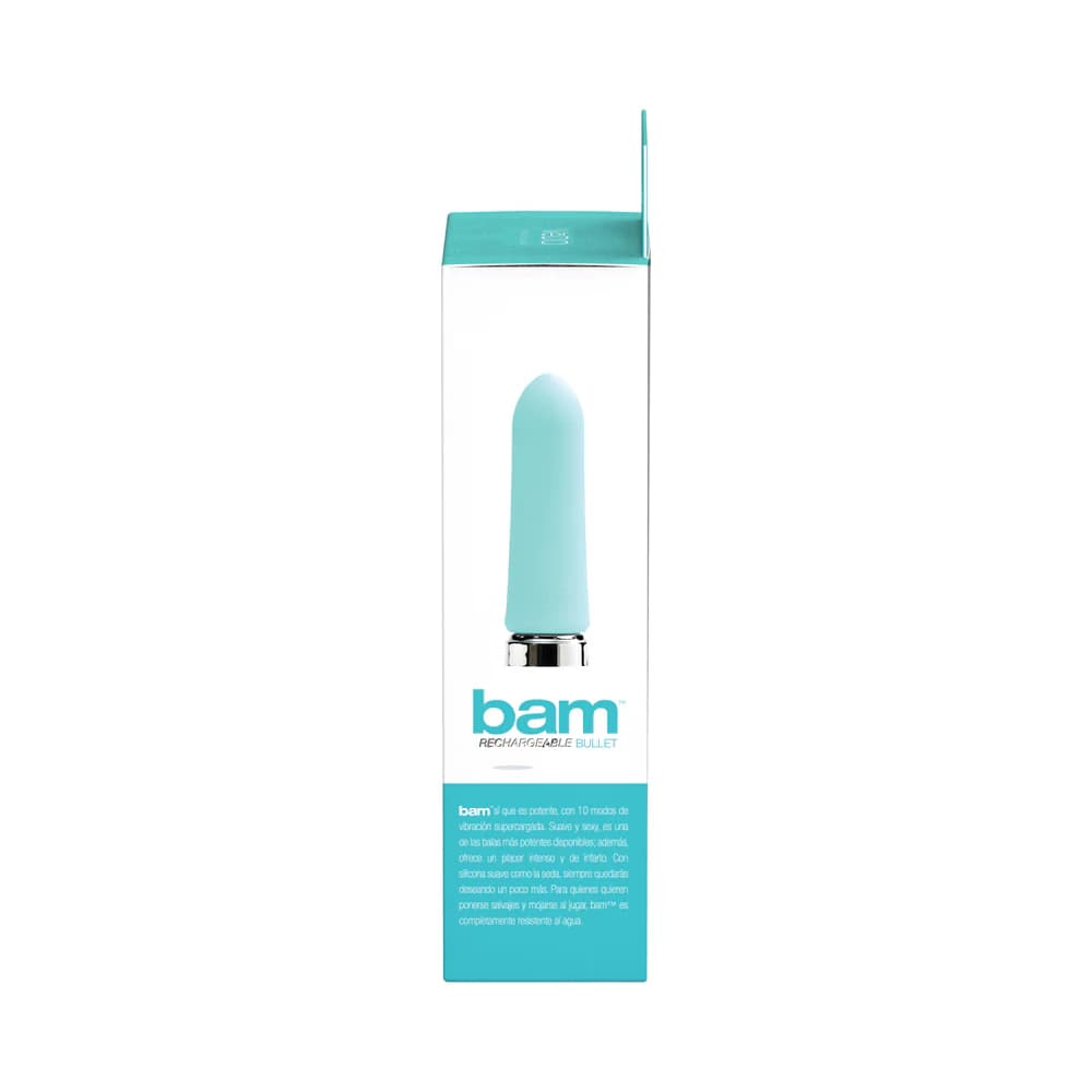 VeDO Bam Rechargeable Bullet - Tease Me Turquoise thumbnail