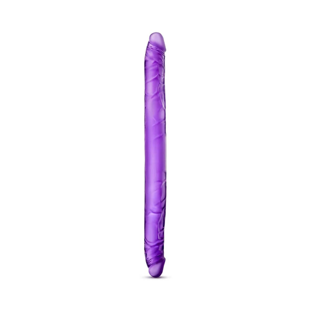 B Yours 16 in. Double Dildo Purple thumbnail
