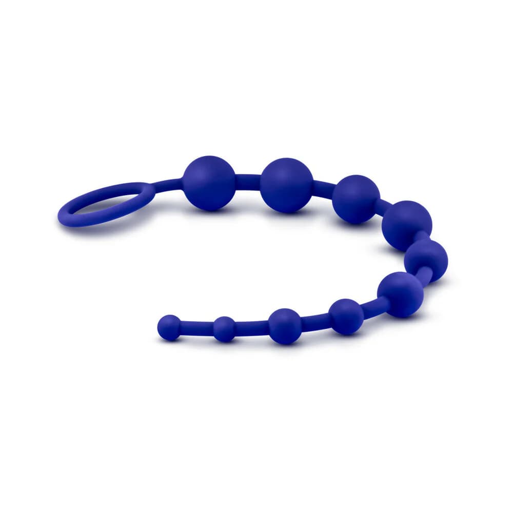 Luxe Silicone 10 Beads for Anal Play Indigo thumbnail
