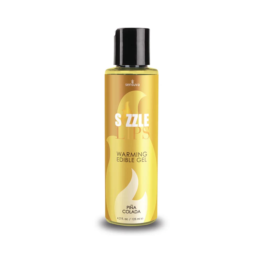 Sensuva Sizzle Lips Warming Edible Gel Pina Colada 4.2 oz.