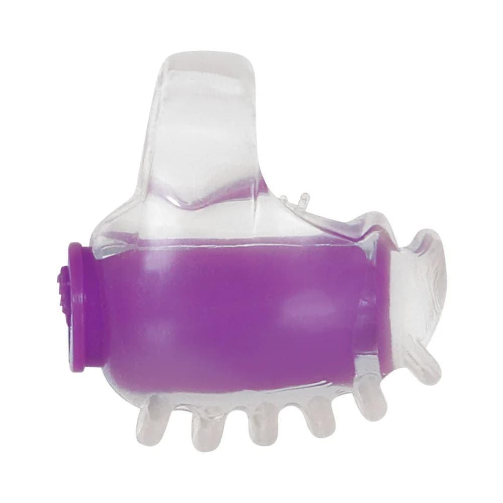 Evolved Ring True 3-Piece Vibrating Ring Set Clear/Purple thumbnail