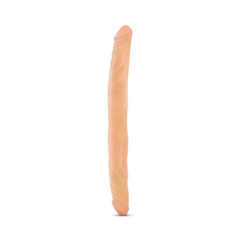 B Yours 14 in. Double Dildo Beige thumbnail