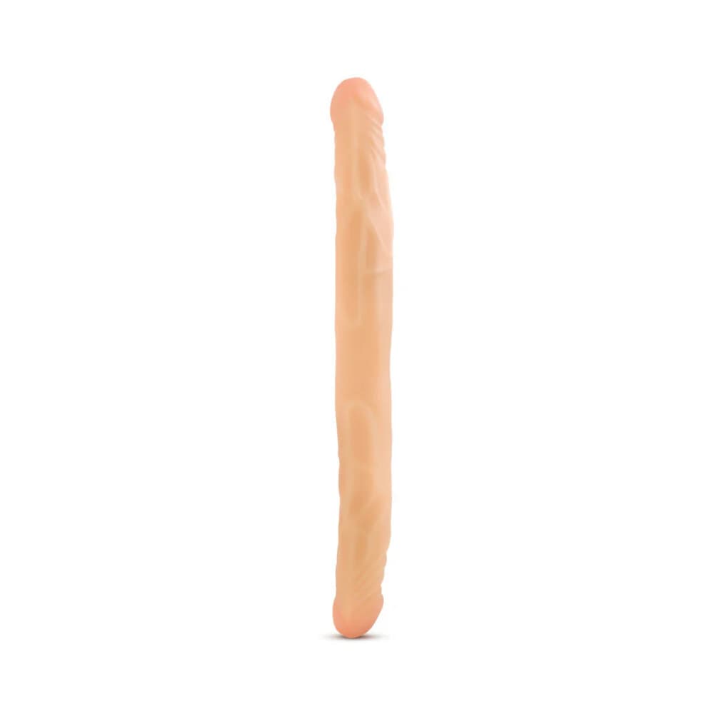 B Yours 14 in. Double Dildo Beige thumbnail
