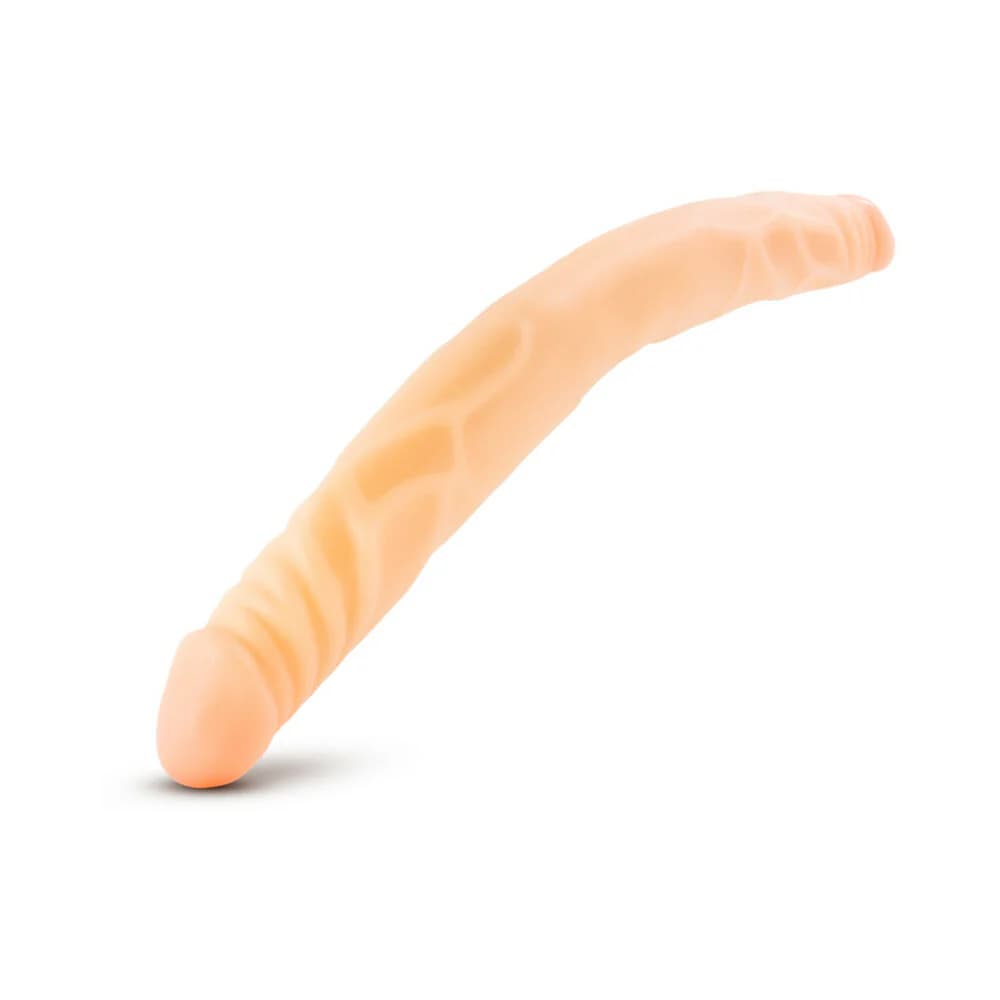 B Yours 14 in. Double Dildo Beige thumbnail