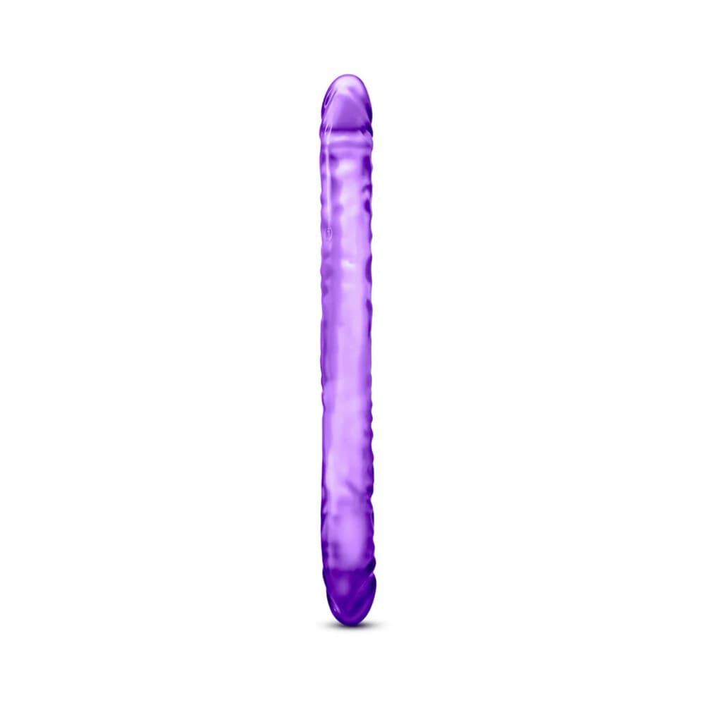 B Yours 18 in. Double Dildo Purple thumbnail
