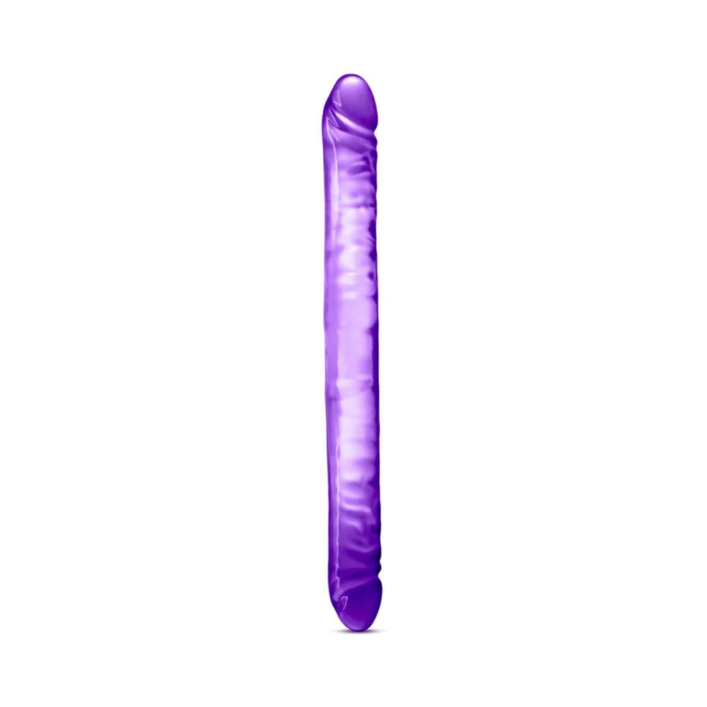 B Yours 18 in. Double Dildo Purple thumbnail