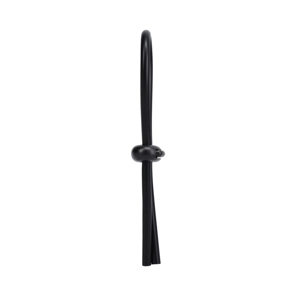 Rock Solid Black Silicone Double Lock Adjustable Lasso/Bolo thumbnail