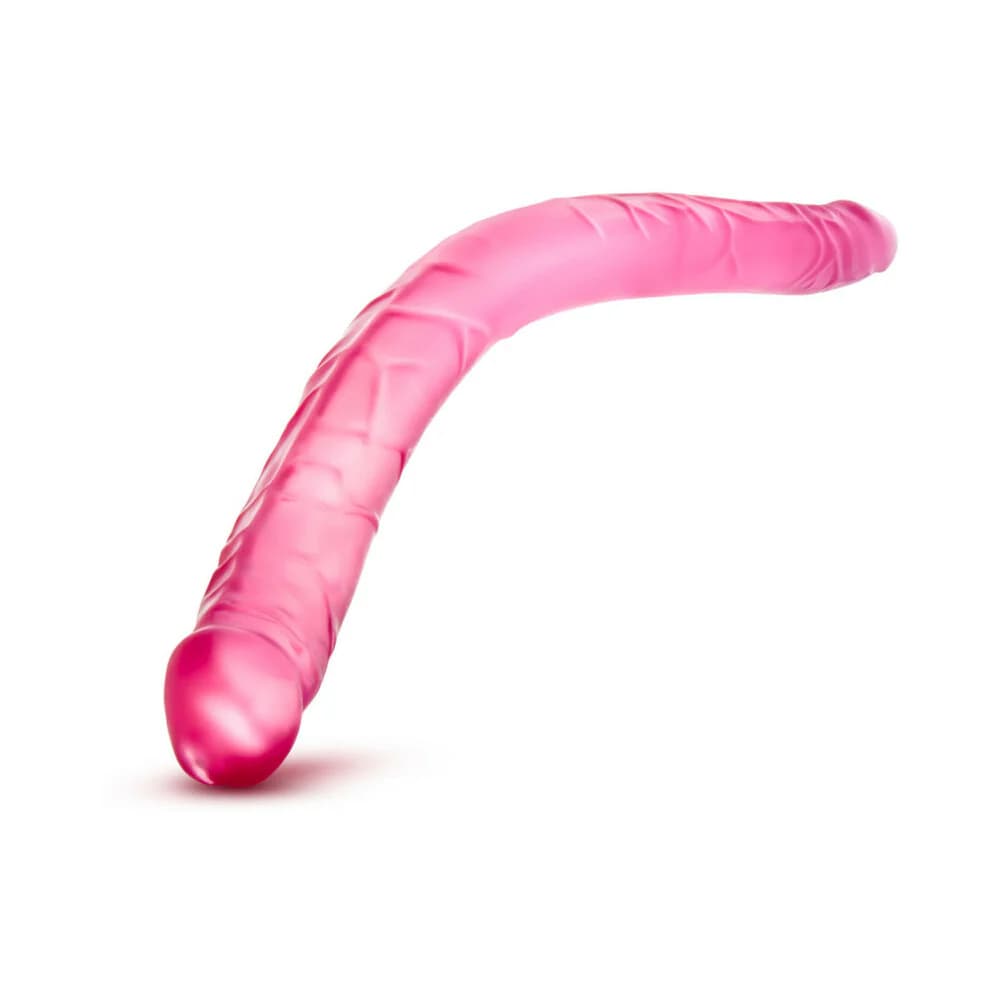 B Yours 16 in. Double Dildo Pink thumbnail