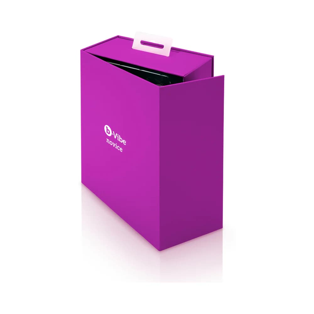 b-Vibe Novice Rechargeable Remote-Controlled Vibrating Silicone Anal Plug Fuchsia thumbnail