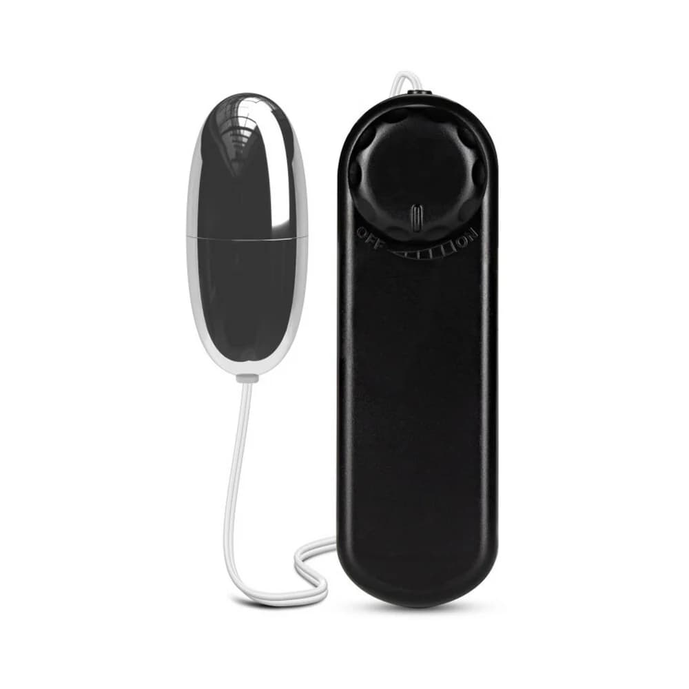 B Yours Silver Power Bullet Remote-Controlled Egg Vibrator Black thumbnail