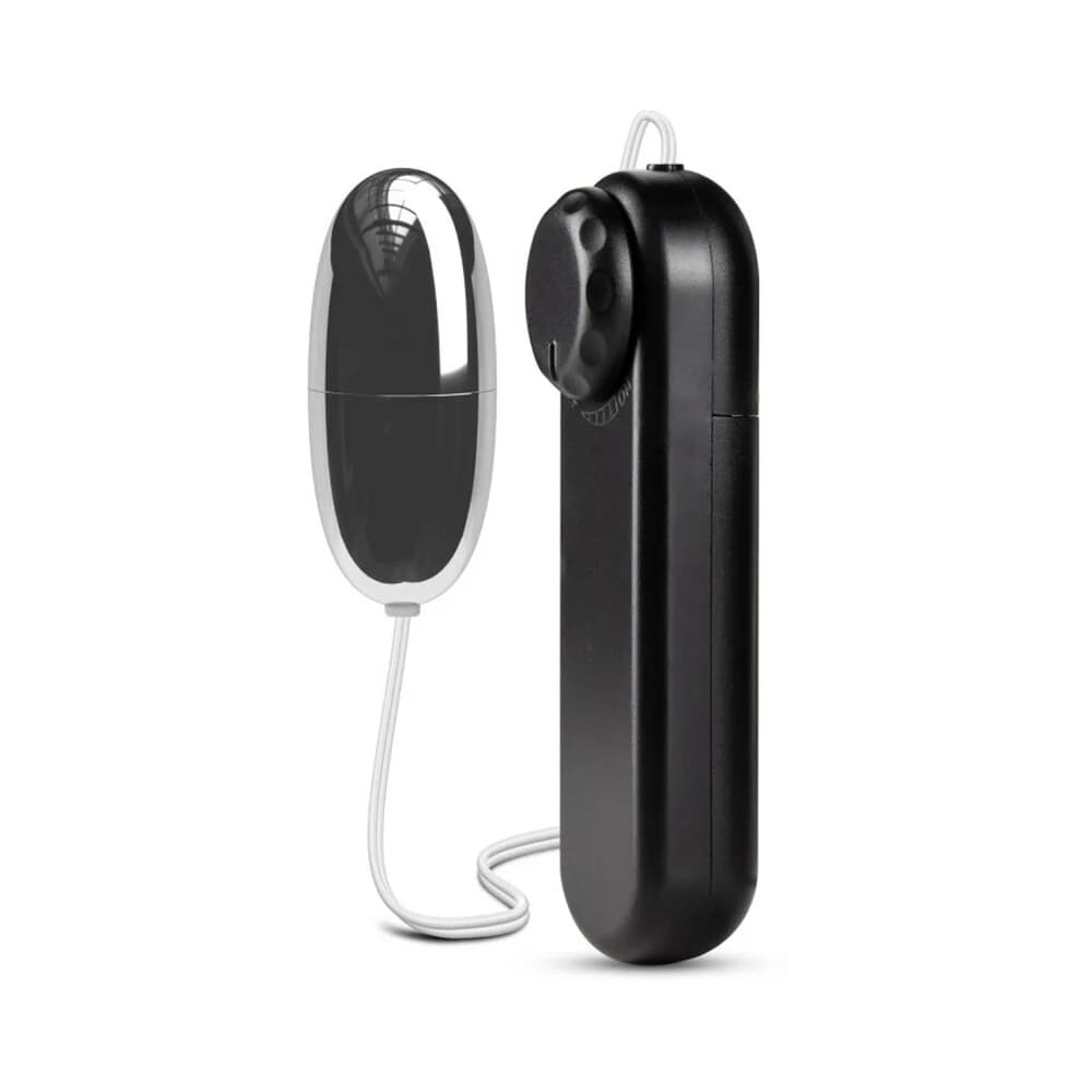 B Yours Silver Power Bullet Remote-Controlled Egg Vibrator Black thumbnail