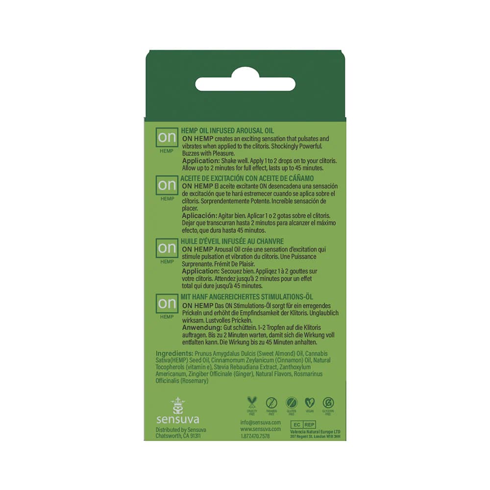 Sensuva ON Hemp-Infused Arousal Oil 5 ml thumbnail