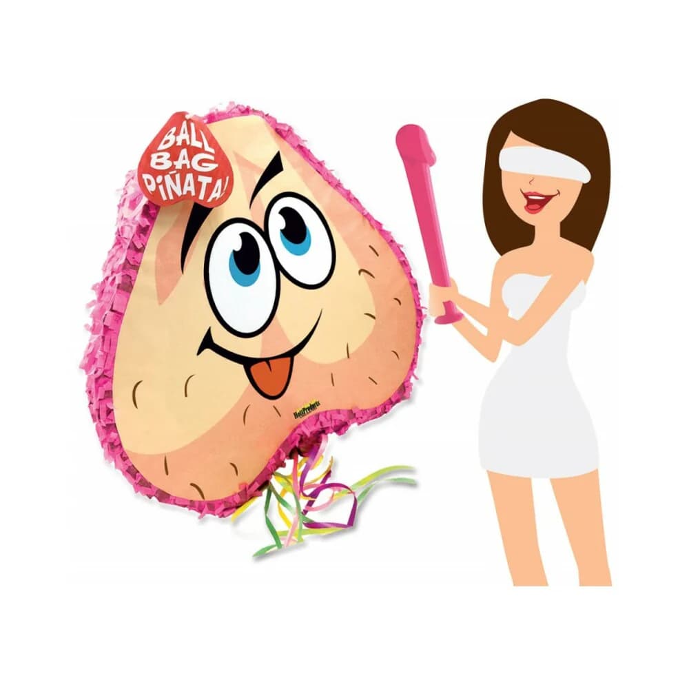Pink Pecker Bat & Ball Pinata Combo Pack thumbnail