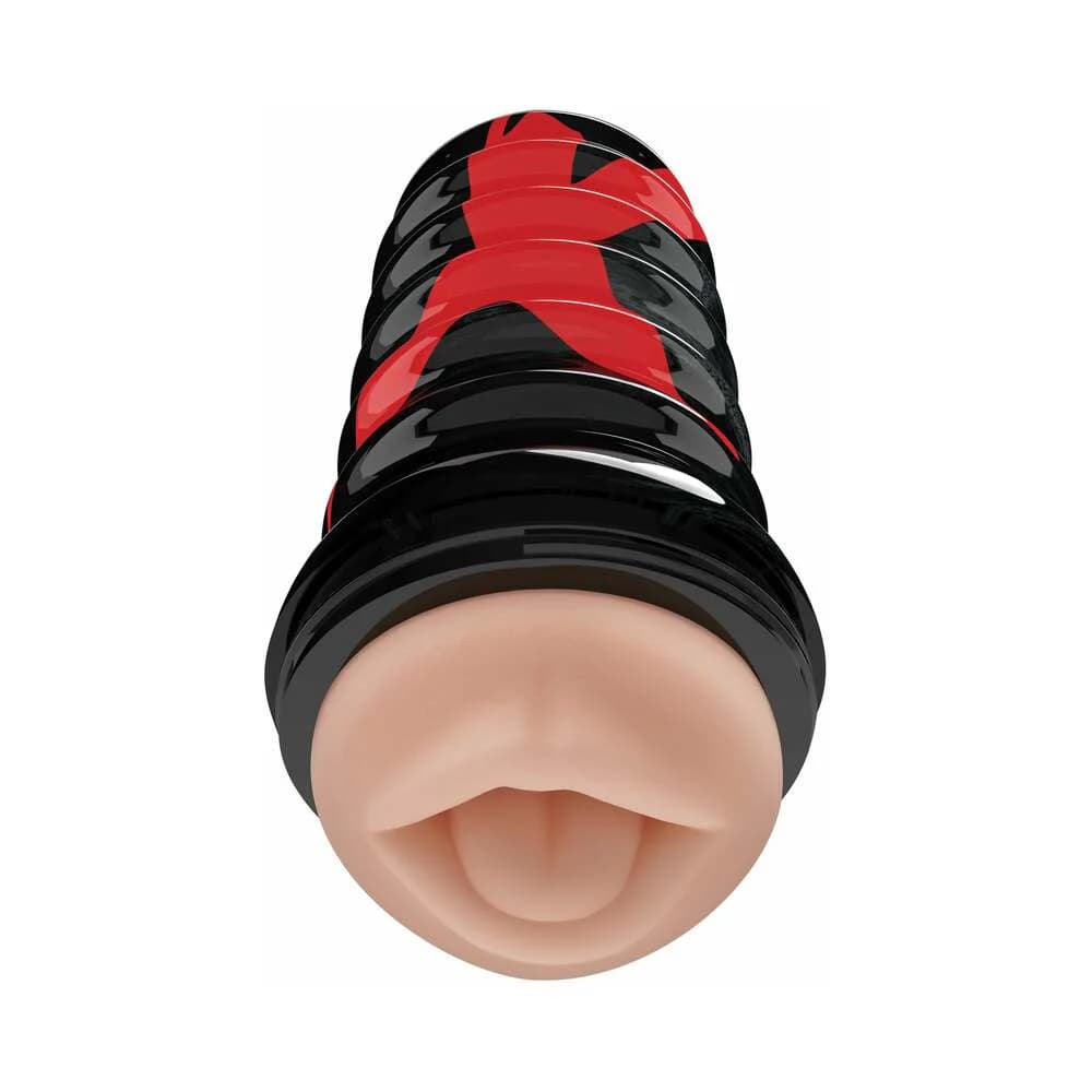 PDX Elite Air Tight Oral Stroker Beige/Black thumbnail