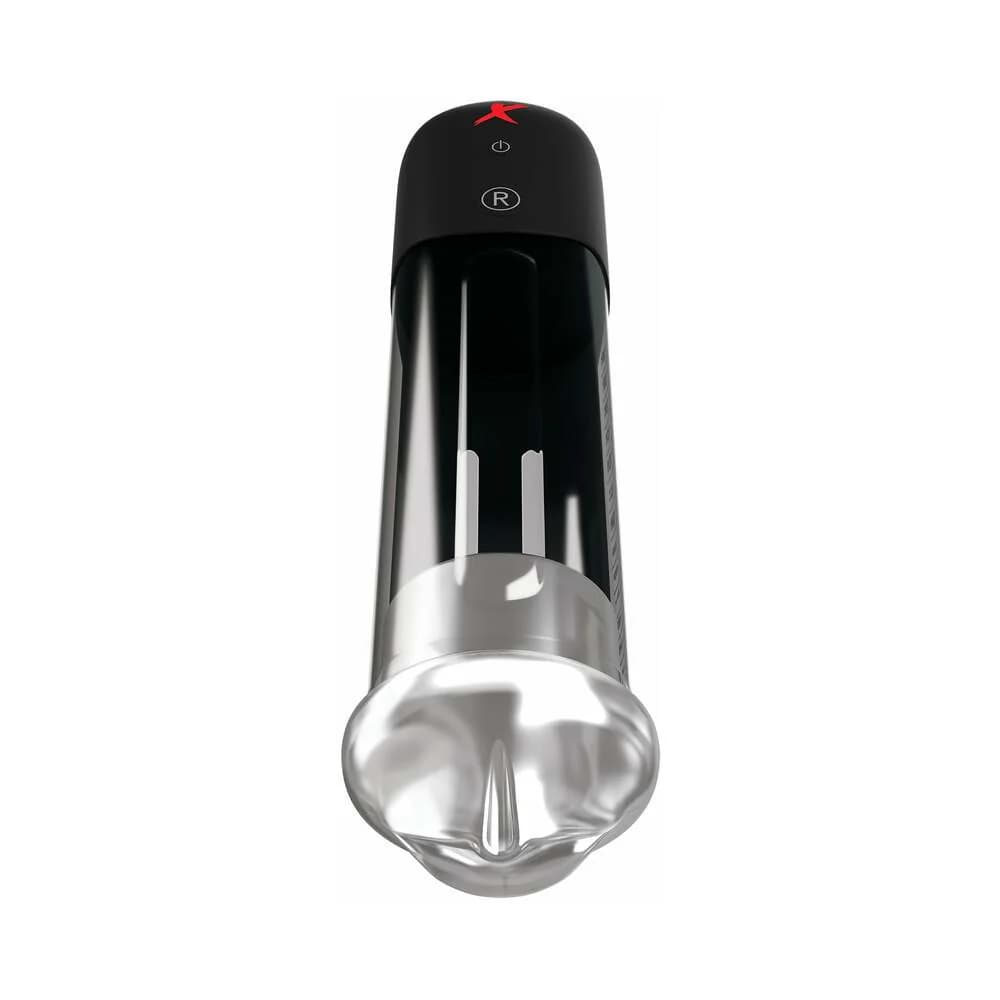 PDX Elite Blowjob Power Pump Automated Suction Clear/Black thumbnail