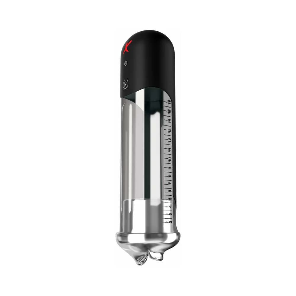 PDX Elite Blowjob Power Pump Automated Suction Clear/Black thumbnail