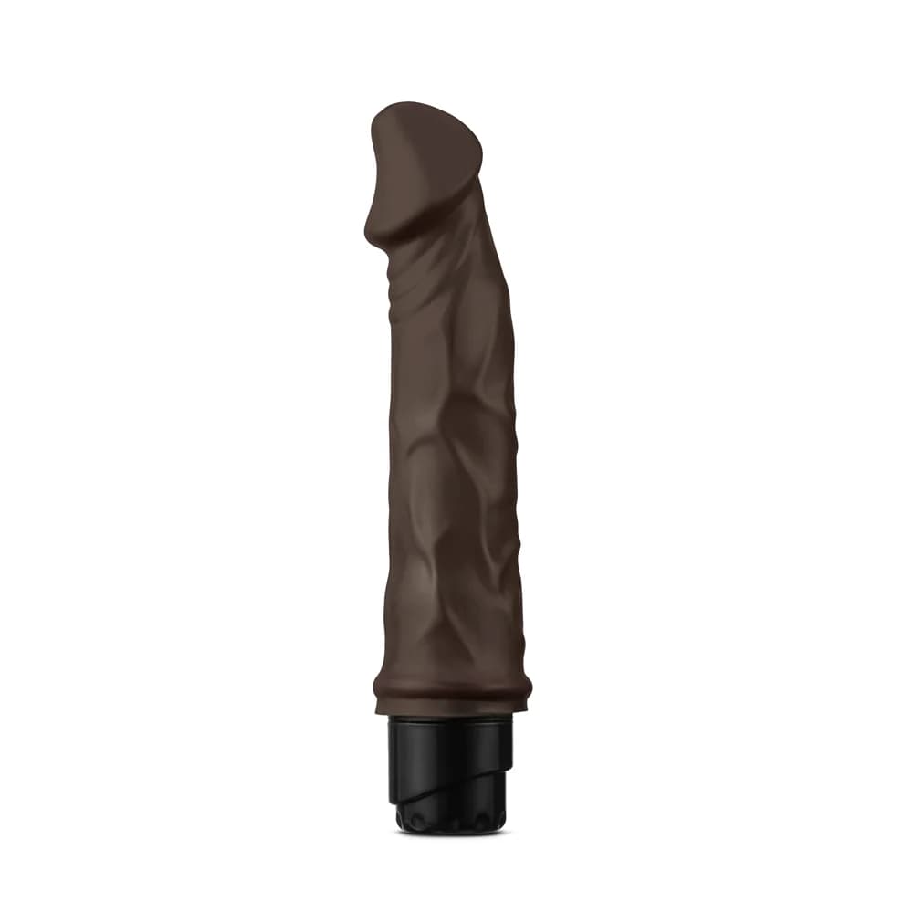 Dr. Skin Cock Vibe 6 Realistic 8.75 in. Vibrating Dildo Brown thumbnail