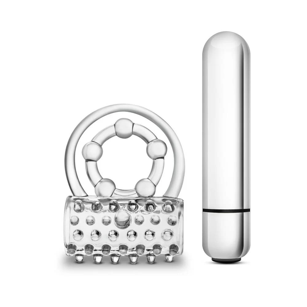 Stay Hard Vibrating Super Clitifier Cockring Clear thumbnail