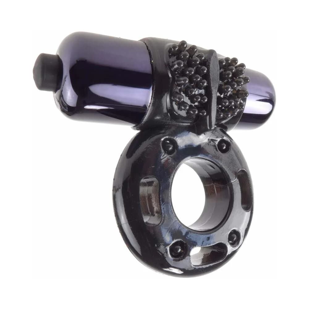 Fantasy C-Ringz Vibrating Super Ring With Bullet Black thumbnail