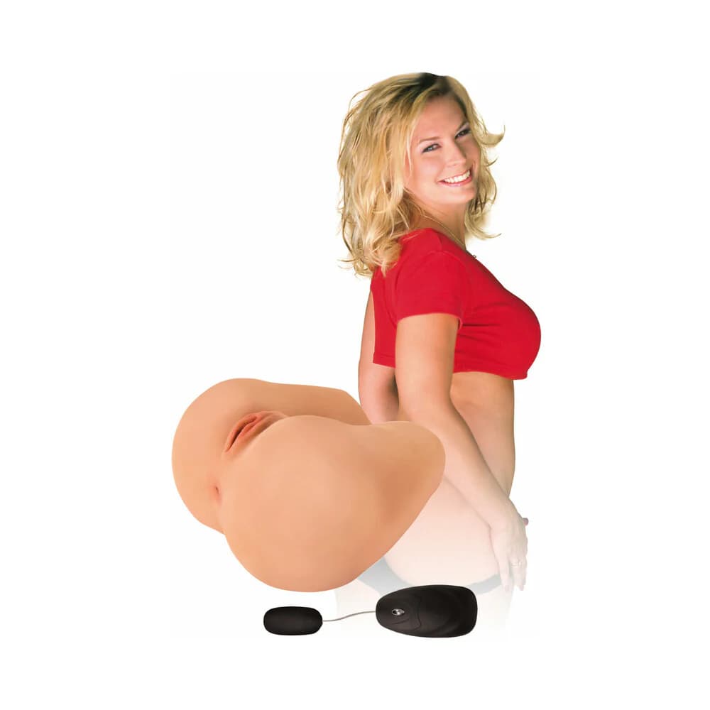 Curve Toys Mistress Perfect Fuck Maddie Missionary Vibrating Dual Entry Masturbator Beige thumbnail