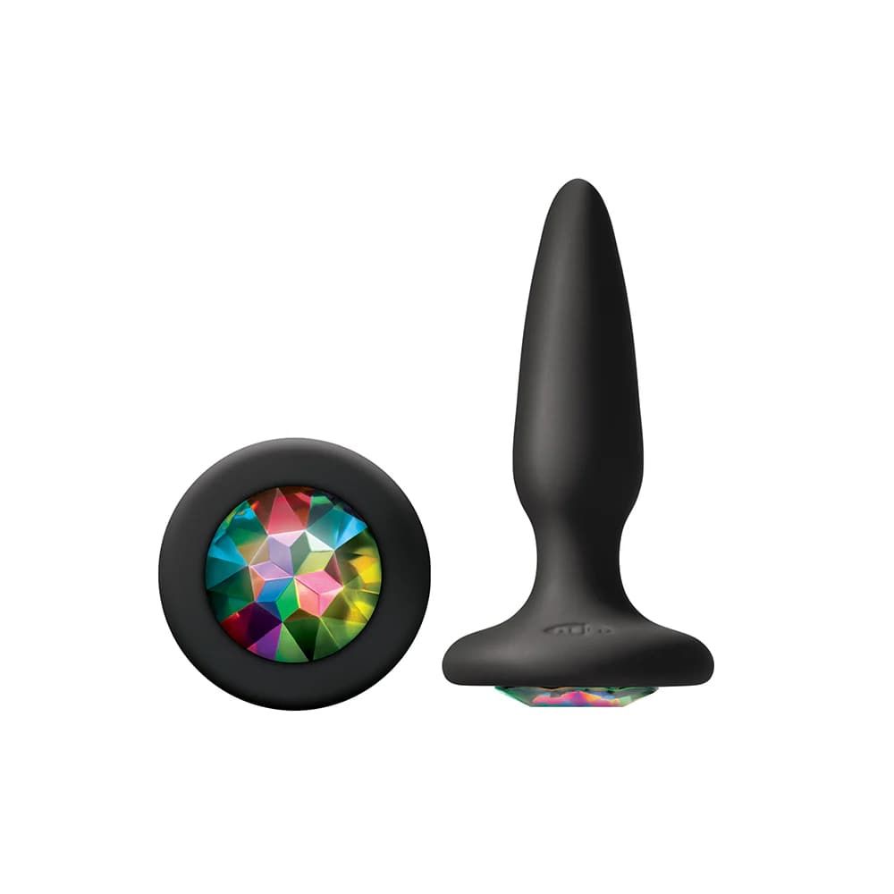 Glams Mini Anal Plug Rainbow Gem thumbnail