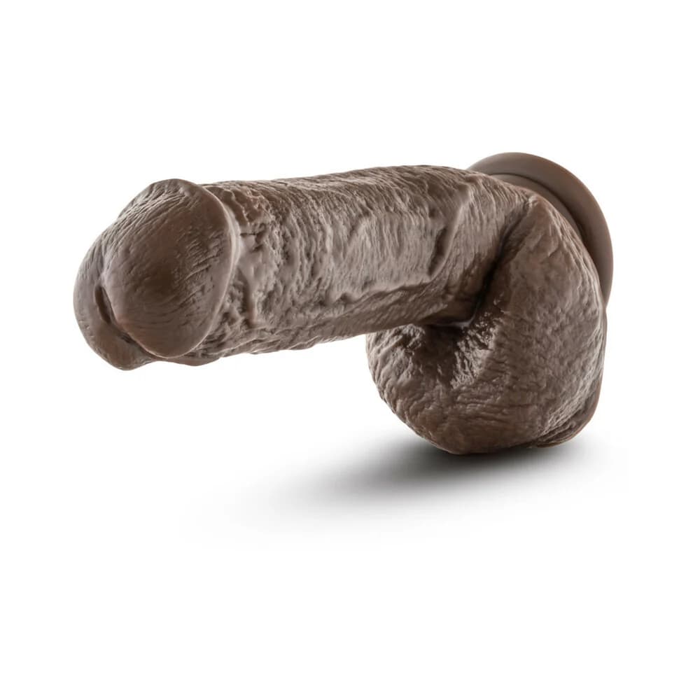 Dr. Skin Mr. D Realistic 8.5 in. Dildo with Balls Brown thumbnail