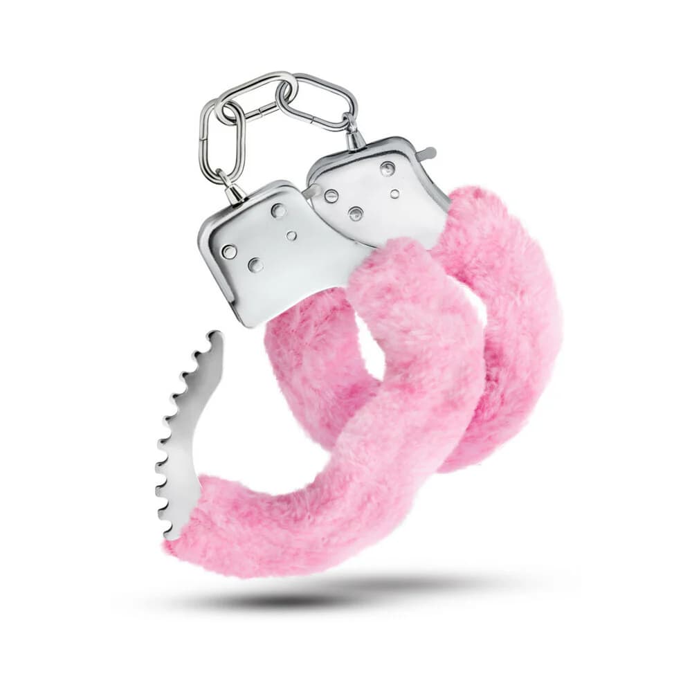 Temptasia Adjustable Faux Fur Cuffs Pink thumbnail