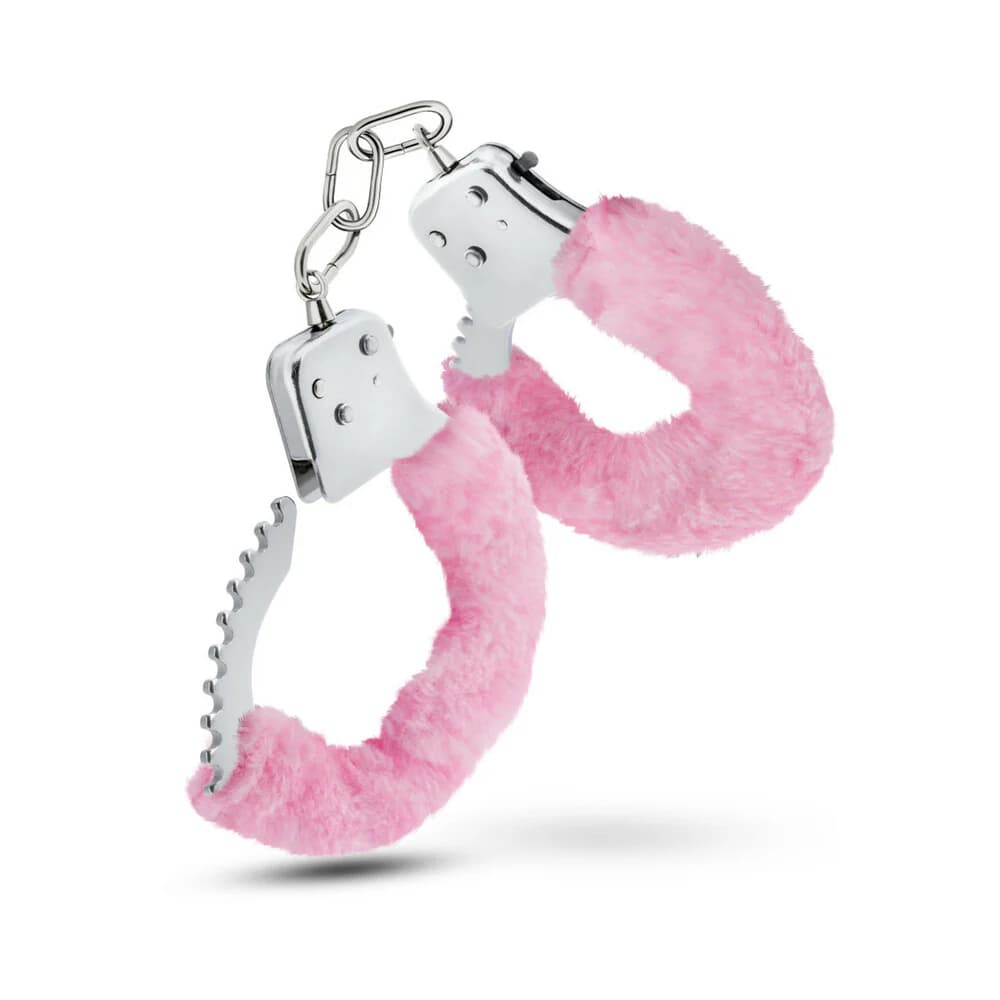 Temptasia Adjustable Faux Fur Cuffs Pink thumbnail