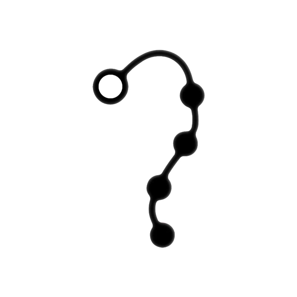 Nexus EXCITE Silicone Anal Beads Small Black thumbnail