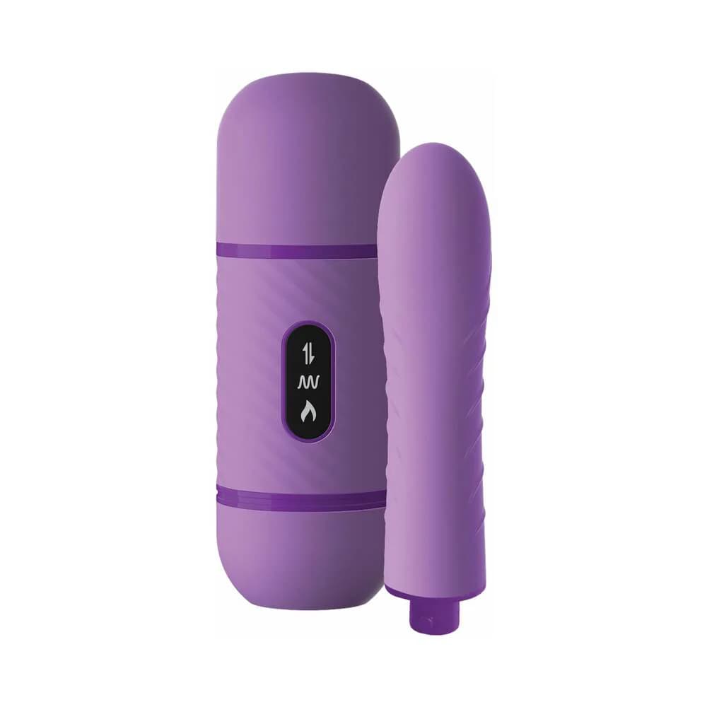 Fantasy For Her Love Thrust-Her Rechargeable Silicone Thrusting Vibrator Purple thumbnail