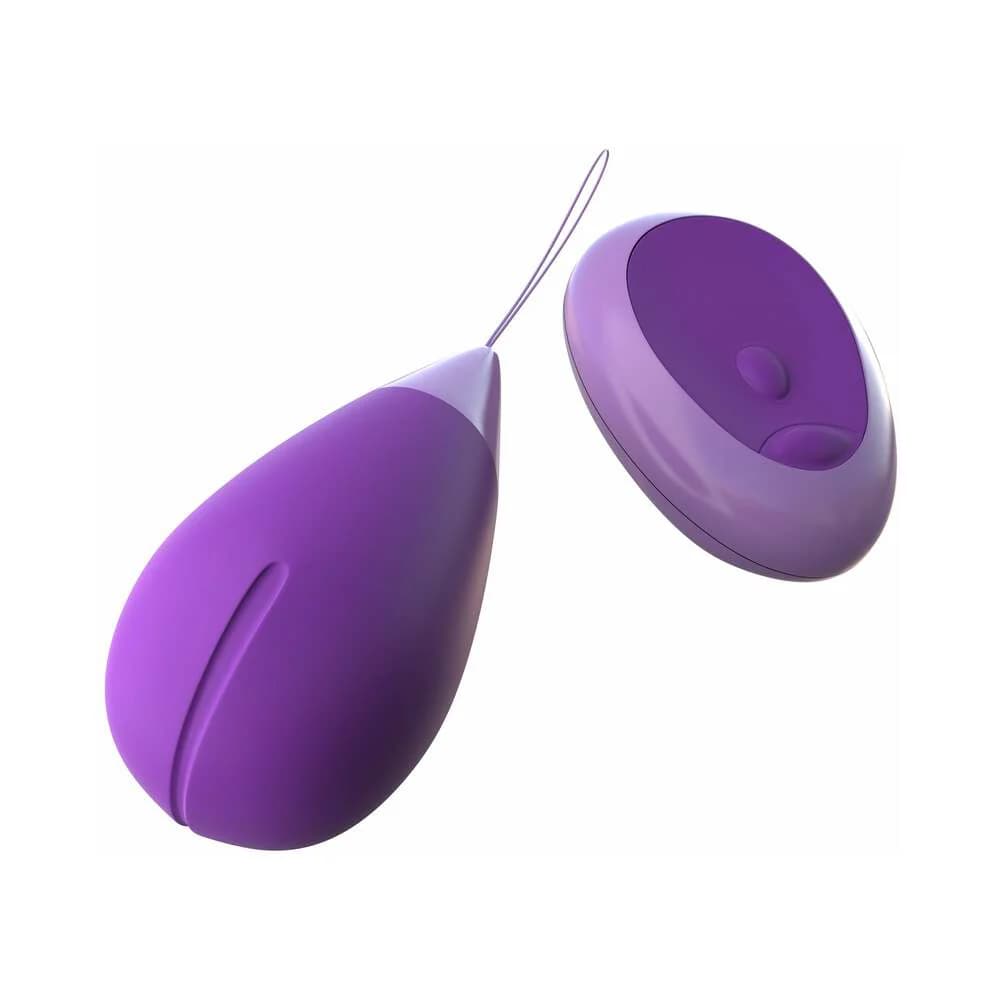 Fantasy For Her Remote Kegel Excite-Her Rechargeable Silicone Trainer Purple thumbnail