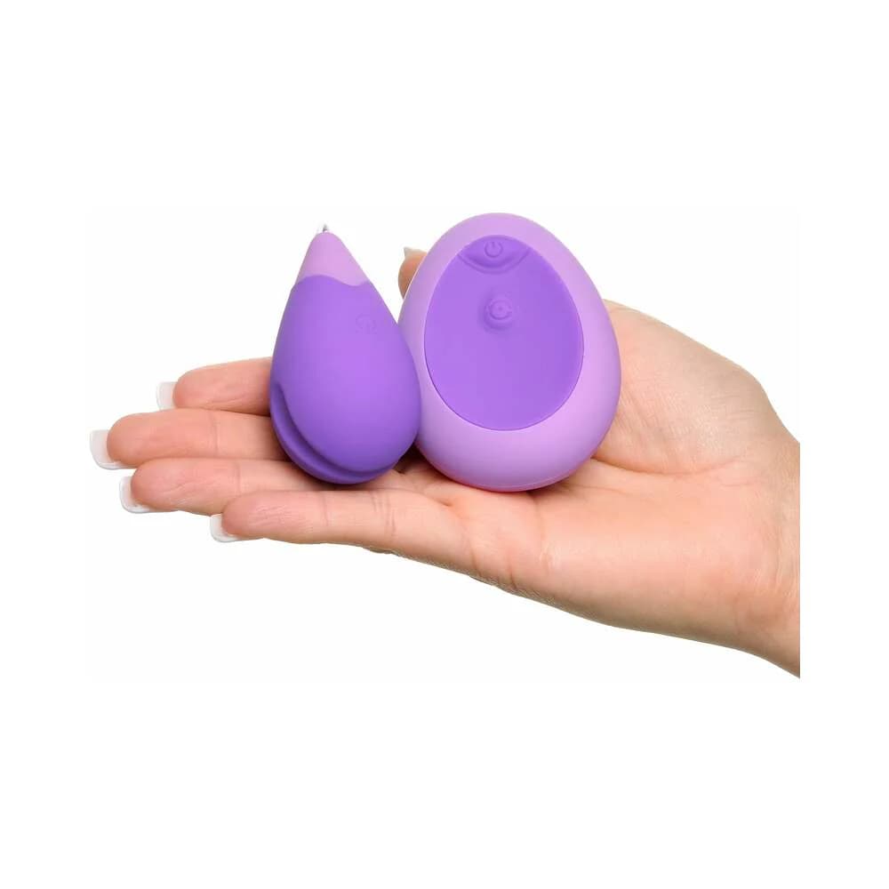 Fantasy For Her Remote Kegel Excite-Her Rechargeable Silicone Trainer Purple thumbnail