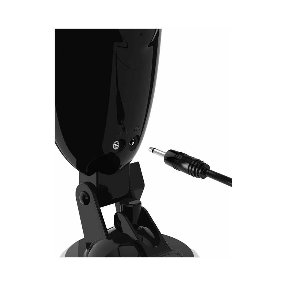 PDX Elite Dirty Talk Rechargeable Vibrating Starter Stroker With Hands-Free Suction Cup Beige/Black thumbnail