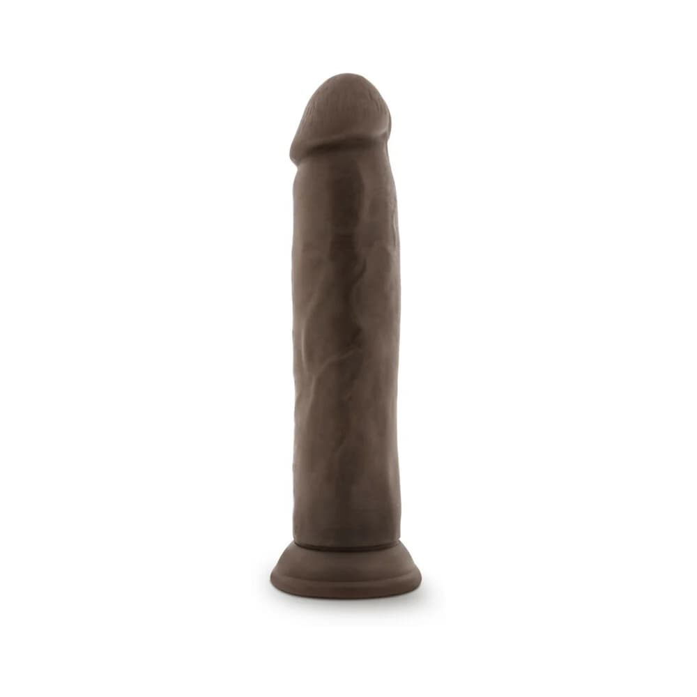 Dr. Skin Realistic 9 in. Dildo Brown thumbnail