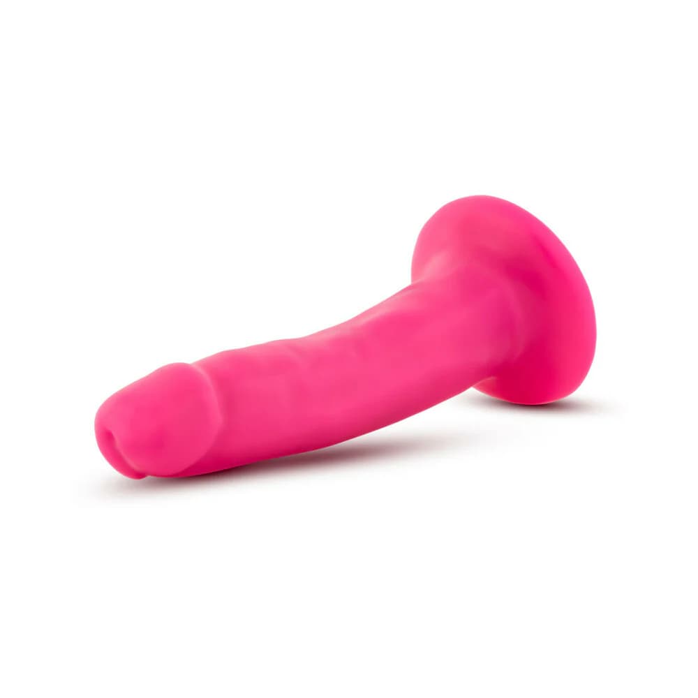 Neo 6 in. Dual Density Dildo Neon Pink thumbnail