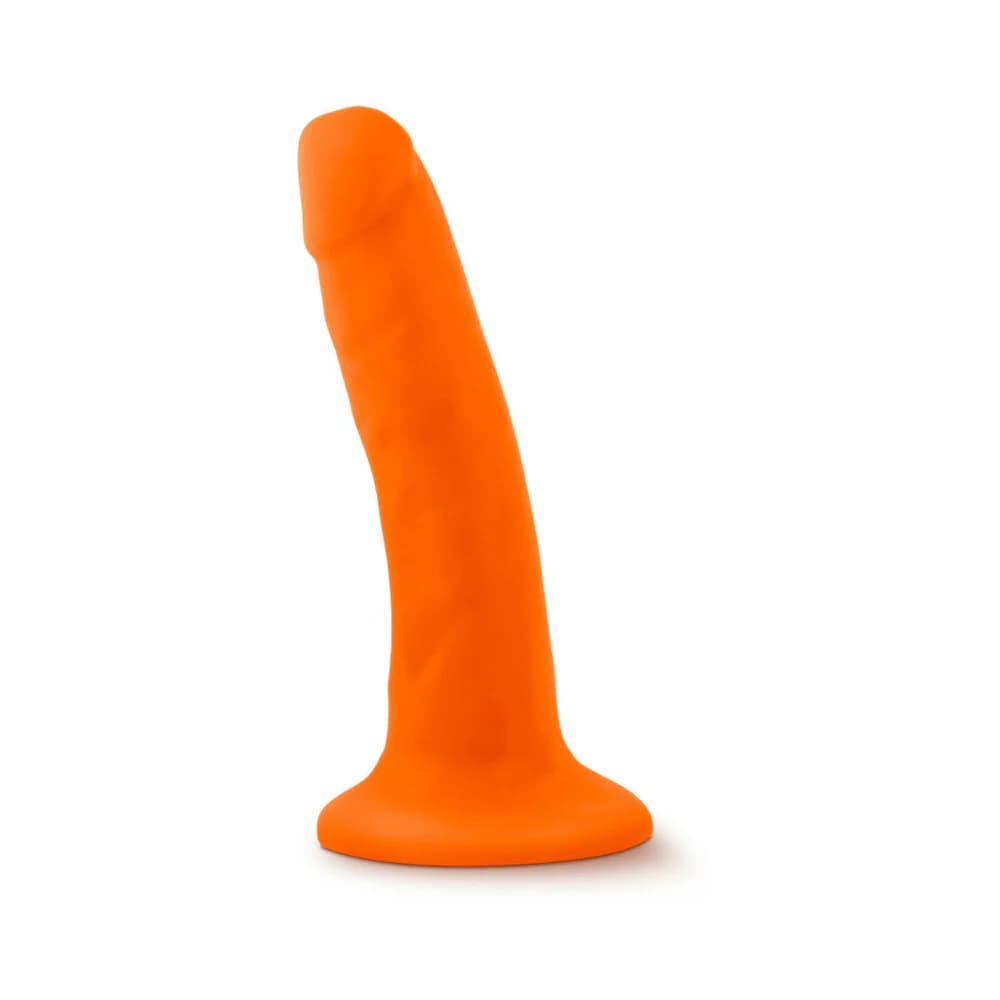 Neo 6 in. Dual Density Dildo Neon Orange thumbnail