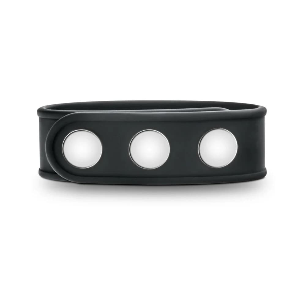 Performance VS5 Silicone 3-Snap Cock Strap Black thumbnail