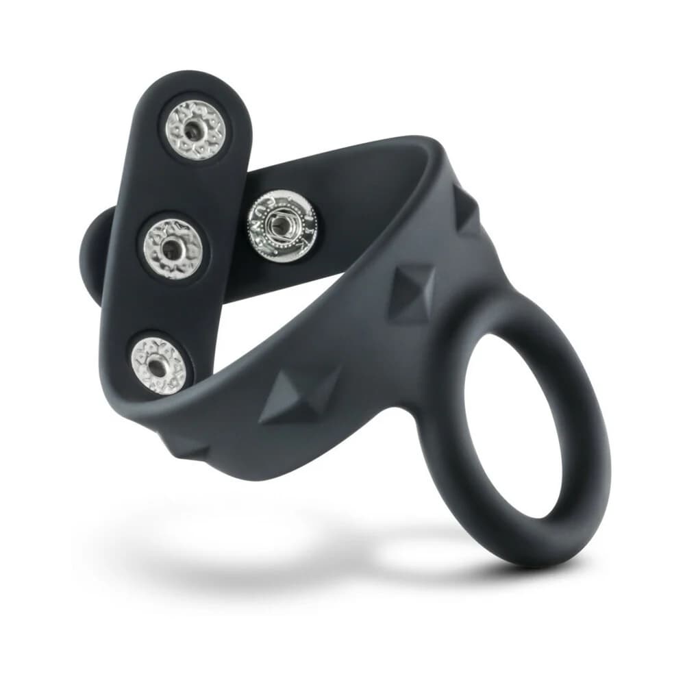 Performance VS6 Silicone Cock & Ball Strap Black thumbnail