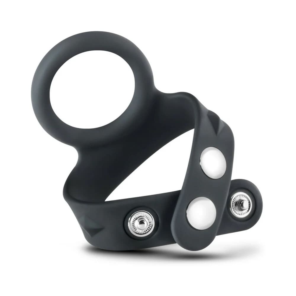 Performance VS7 Silicone Cock & Ball Strap Large Black thumbnail