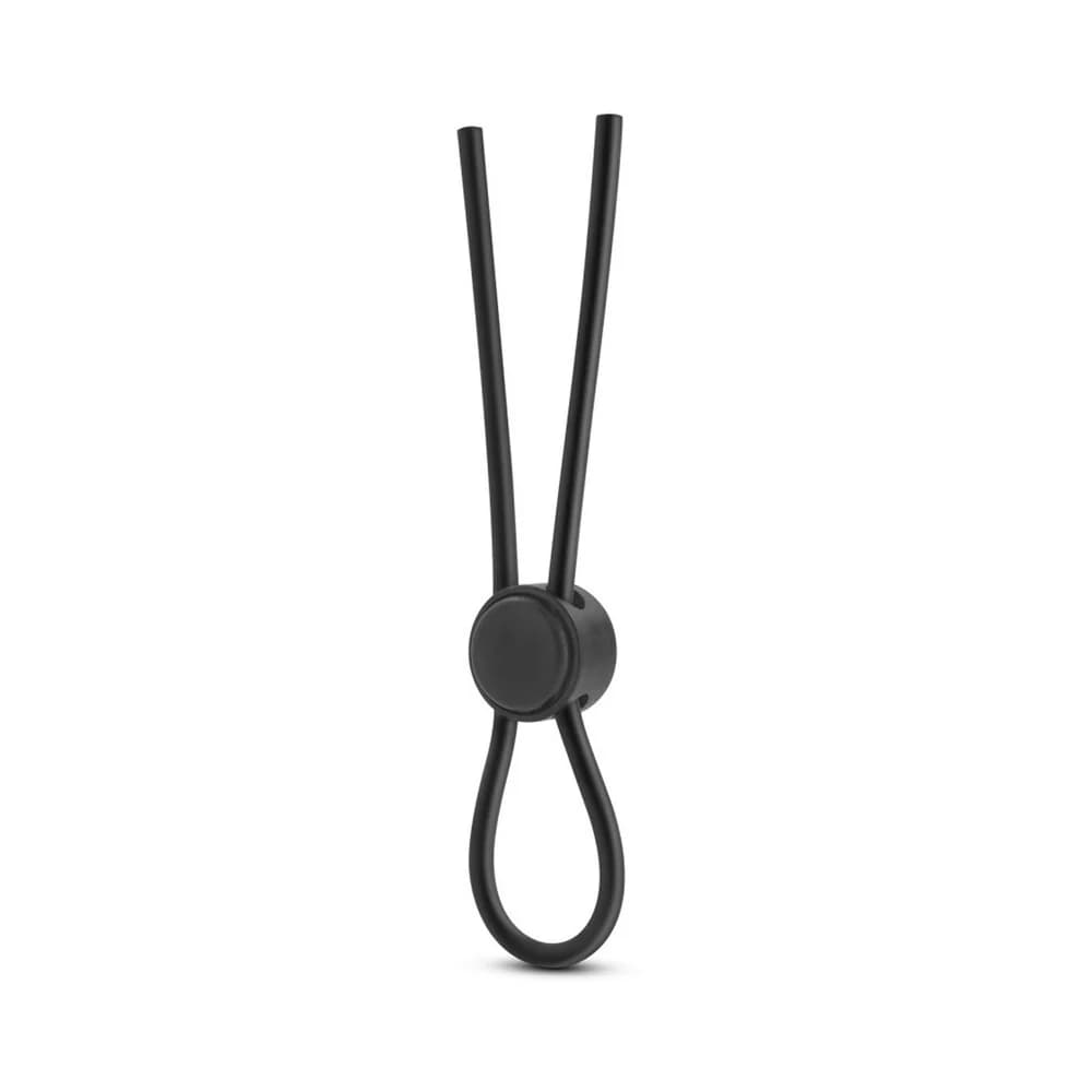 Stay Hard Silicone Loop Lasso/Bolo Cockring Black thumbnail
