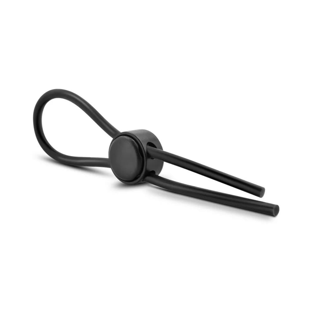 Stay Hard Silicone Loop Lasso/Bolo Cockring Black thumbnail
