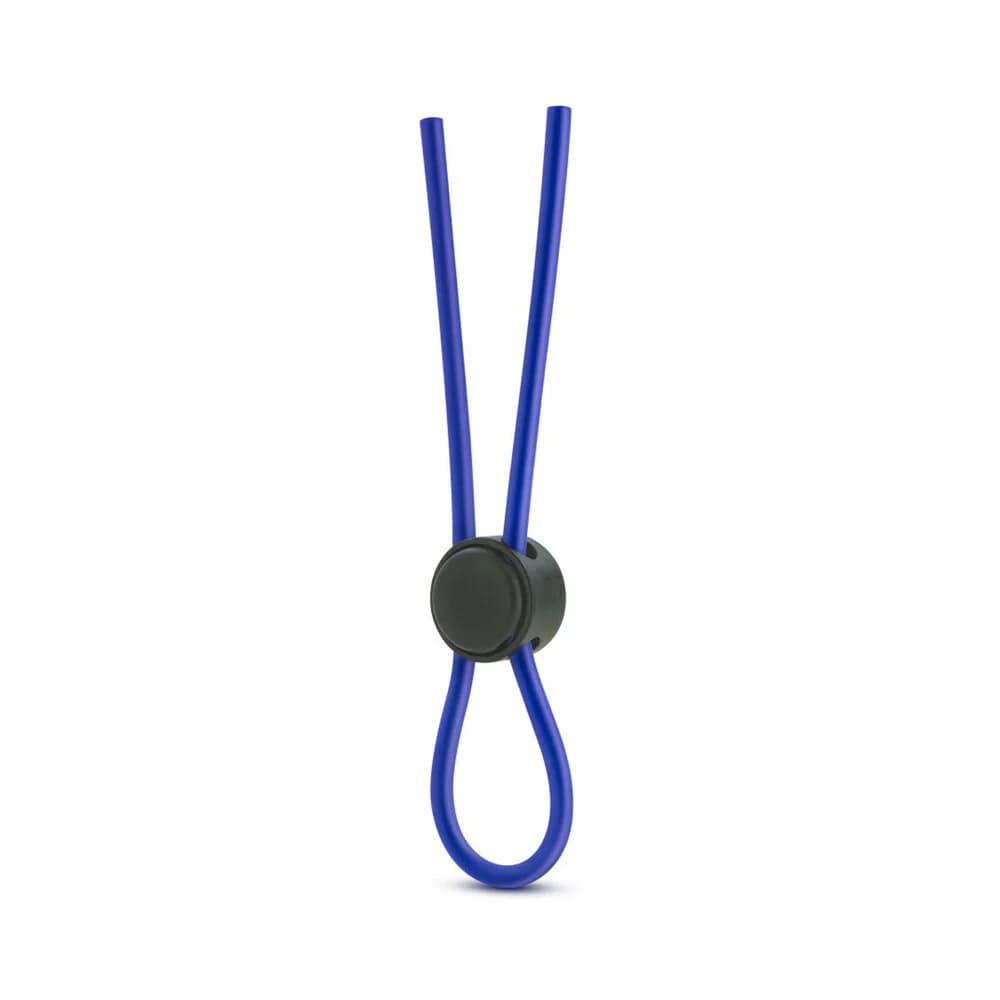 Stay Hard Silicone Loop Lasso/Bolo Cockring Blue thumbnail