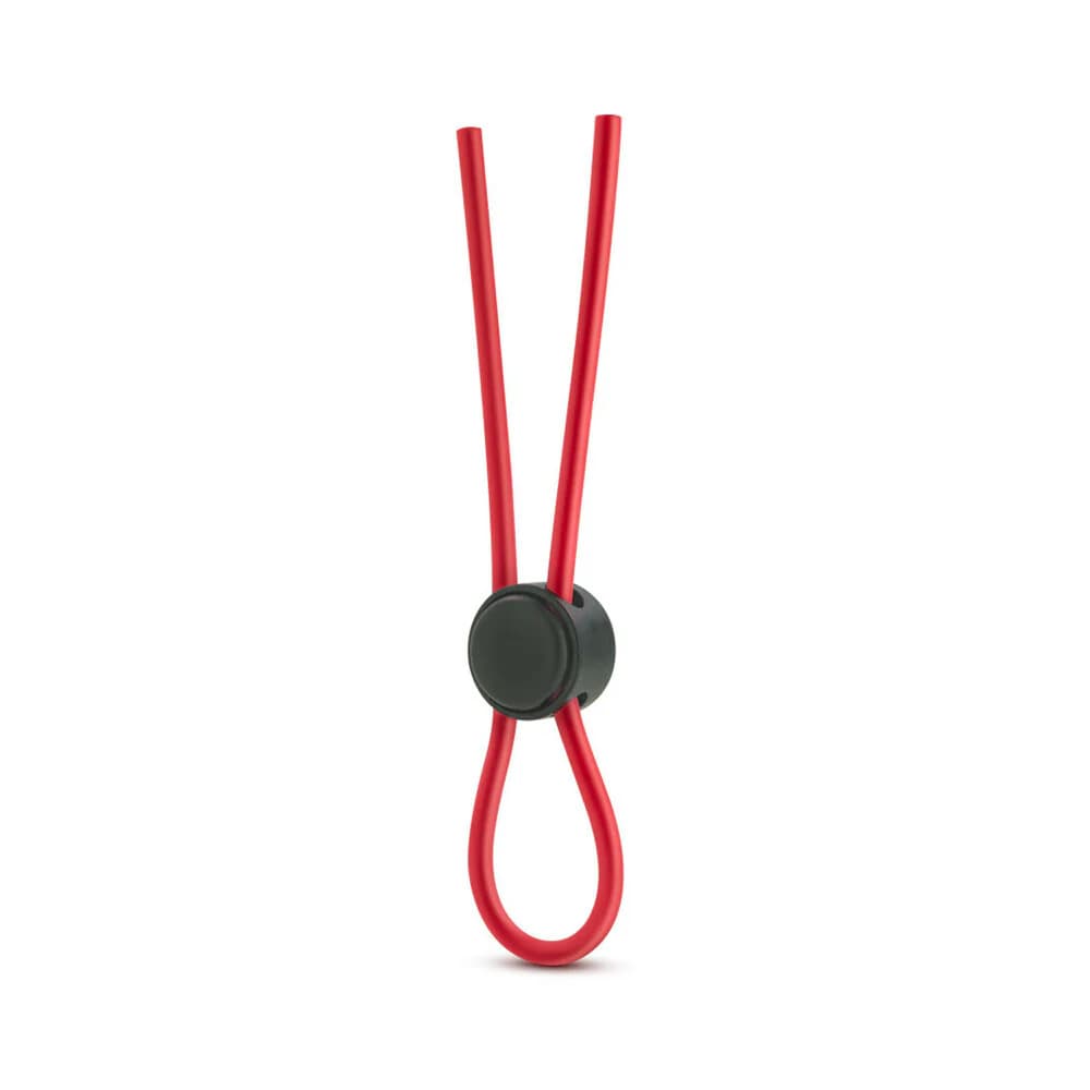 Stay Hard Silicone Loop Lasso/Bolo Cockring Red thumbnail