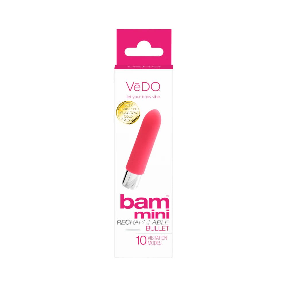 VeDO Bam Mini Rechargeable Bullet Vibe - Foxy Pink thumbnail
