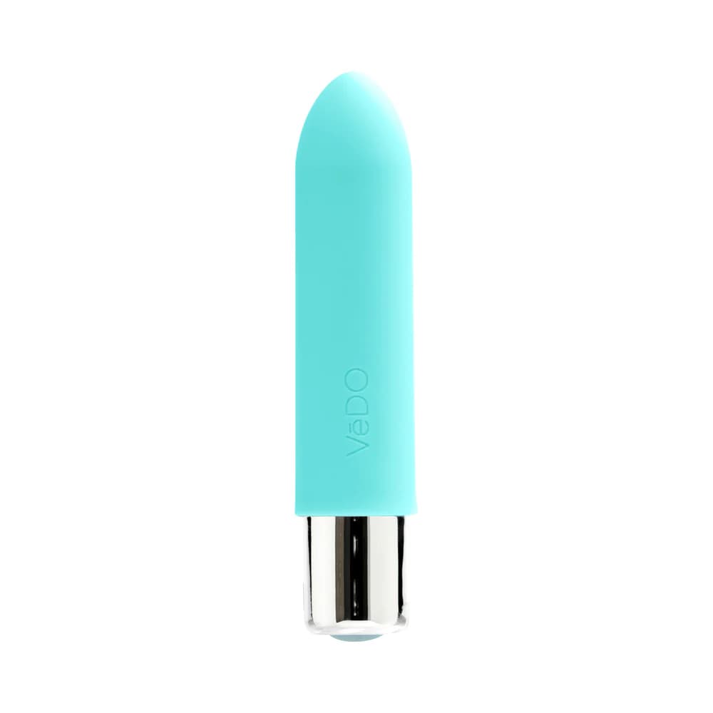 VeDO Bam Mini Rechargeable Bullet Vibe - Tease Me Turquoise thumbnail