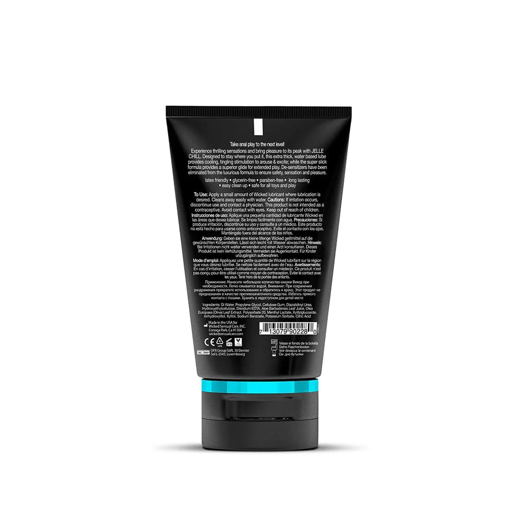 Wicked Jelle Chill Cooling Anal Lubricant 4 oz. thumbnail