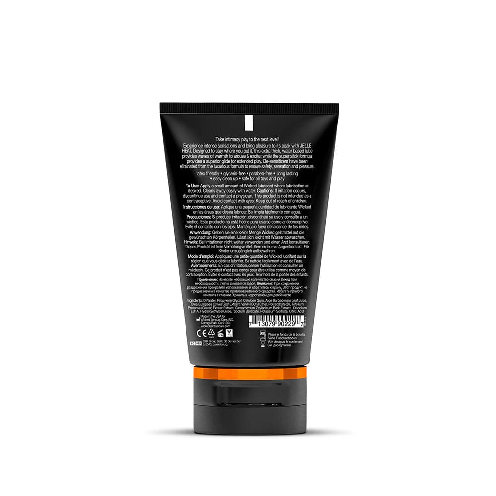 Wicked Jelle Heat Warming Anal Lubricant 4 oz. thumbnail