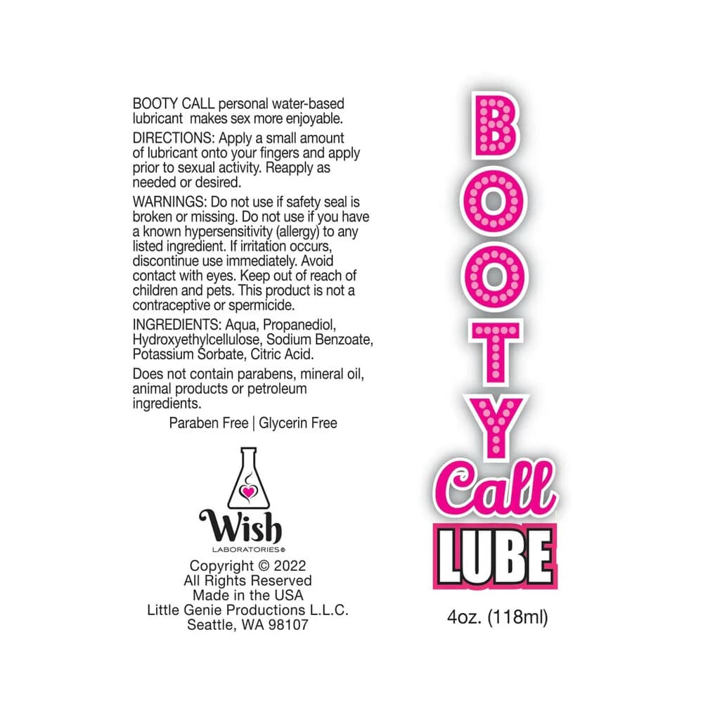 Booty Call Lube Duo 4 oz. Lube & 10ml Cherry Numbing Gel thumbnail