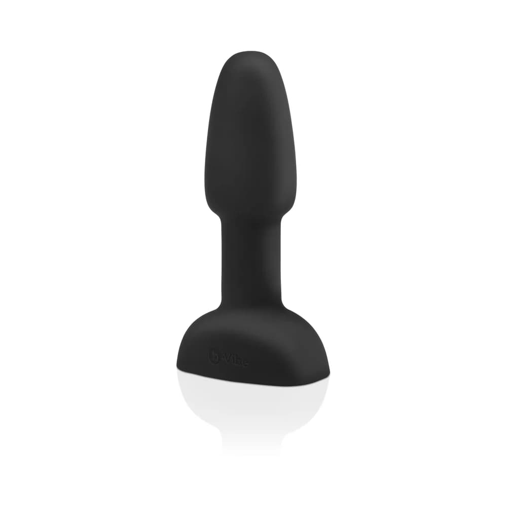 b-Vibe Rimming Petite Rotating and Vibrating Remote Control Plug Black thumbnail